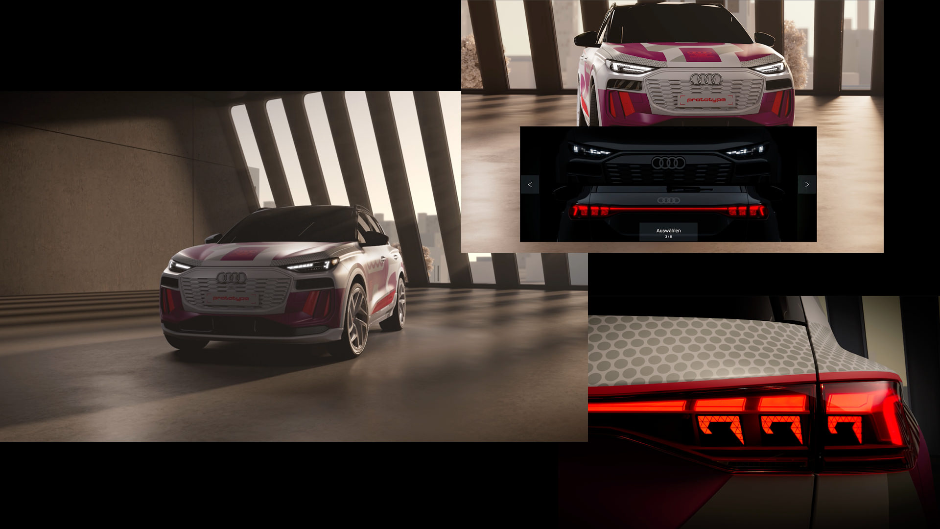 Audi Technische Animationen Q6 etron Prototype